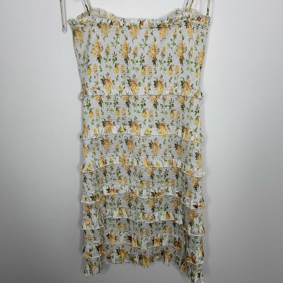 V. Chapman X REVOLVE Drew Mini Dress Smocked Womens Size 2 Floral - Picture 12 of 16